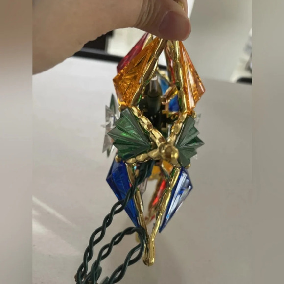 Kurt Adler 10-Light 8-Inch 8-Point Multi-Colored Star Treetop - Picture 4 of 10